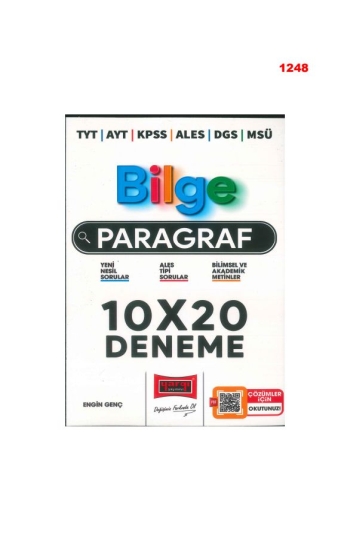 BİLGE PARAGRAF 10*20 DENEME Fotokopi GO - Tüm Sınavlarda Daha İleriye