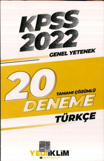 TÜRKÇE 20 DENEME ÇÖZÜMLÜ Fotokopi GO - Tüm Sınavlarda Daha İleriye