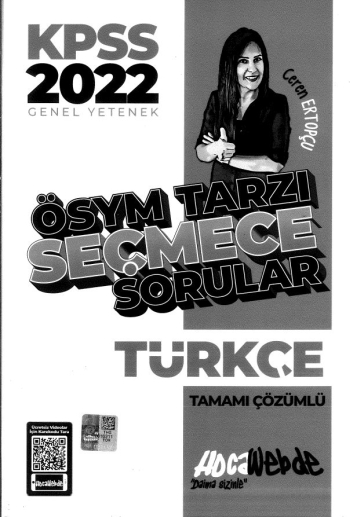 ÖSYM TARZI SEÇMECE TÜRKÇE SORULAR ÇÖZÜMLÜ Fotokopi GO - Tüm Sınavlarda Daha İleriye