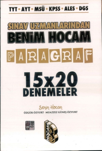 SINAV UZMANINDAN PARAGRAF 15*20 DENEMELER Fotokopi GO - Tüm Sınavlarda Daha İleriye