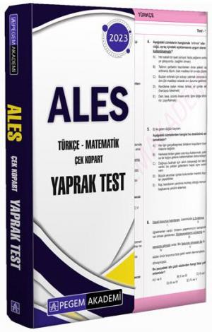 ALES Çek Kopart Yaprak Test Fotokopi GO - Tüm Sınavlarda Daha İleriye