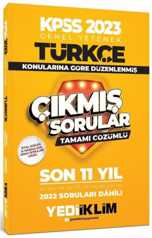 Türkçe Konularına Göre Tamamı Çözümlü Son 11 Yıl Çıkmış Sorular (2012-2022) Fotokopi GO - Tüm Sınavlarda Daha İleriye