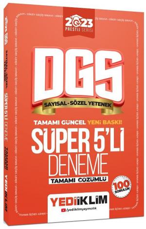 Dgs Tamamı Çözümlü Süper 5 Deneme Prestij Serisi Fotokopi GO - Tüm Sınavlarda Daha İleriye
