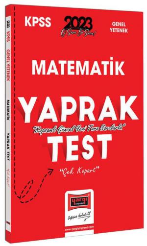 Matematik Çek Kopart Yaprak Test Fotokopi GO - Tüm Sınavlarda Daha İleriye