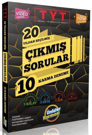 TYT Genel 20 Yıldan Seçilmiş Çıkmış Sorular 10 Karma Deneme Fotokopi GO - Tüm Sınavlarda Daha İleriye
