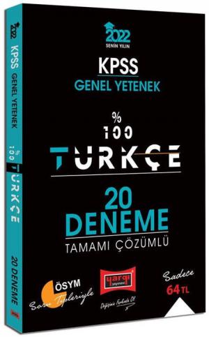 %100 TÜRKÇE 20 ÇÖZÜMLÜ DENEME Fotokopi GO - Tüm Sınavlarda Daha İleriye