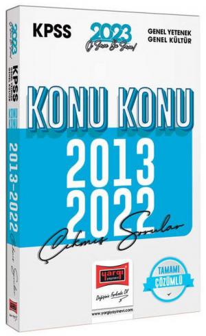 GY GK 2013-2022 Konu Konu Çıkmış Sorular ve Çözümleri