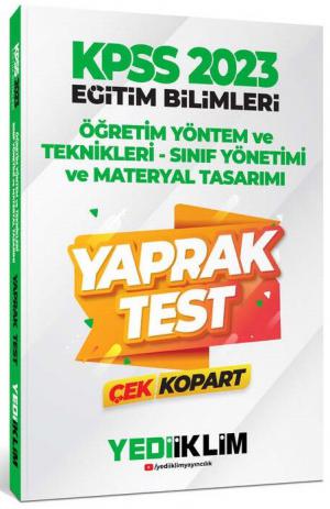 Öğretim Yöntem ve Teknikleri Sınıf Yönetimi Materyal Tasarımı Yaprak Test Çek Kopart Fotokopi GO - Tüm Sınavlarda Daha İleriye