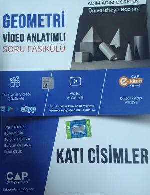 GEOMETRİ VİDEO ANLATIMLI SORU FASİKÜLÜ KATI CİSİMLER Fotokopi GO - Tüm Sınavlarda Daha İleriye