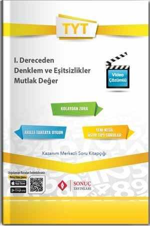 TYT 1. Dereceden Denklem ve Eşitsizlikler Mutlak Değer Sonuç Yayınları Fotokopi GO - Tüm Sınavlarda Daha İleriye