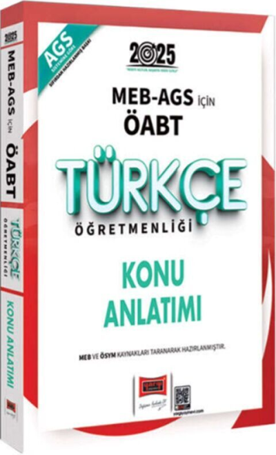 2025 MEB AGS ÖABT Türkçe Öğretmenliği Konu Anlatımı Yargı Yayınları Fotokopi GO - Tüm Sınavlarda Daha İleriye