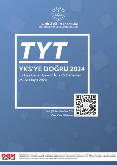 TYT YKS'ye Doğru 2024 Fotokopi GO - Tüm Sınavlarda Daha İleriye