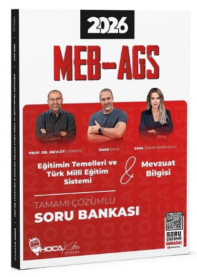 2026 MEB-AGS Eğitimin Temelleri ve Türk Milli Eğitim Sistemi, Mevzuat Bilgisi Soru Bankası Çözümlü Hoca Kafası Yayınları Fotokopi GO - Tüm Sınavlarda Daha İleriye