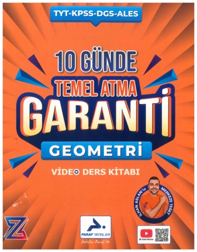 Z Takım Geometri 10 Günde Temel Atma Garanti Paraf Yayınları Fotokopi GO - Tüm Sınavlarda Daha İleriye