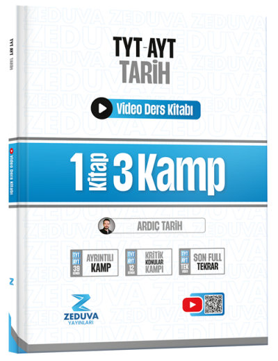 YKS TYT AYT Ardıç Tarih Video Ders Kitabı Zeduva Yayınları Fotokopi GO - Tüm Sınavlarda Daha İleriye