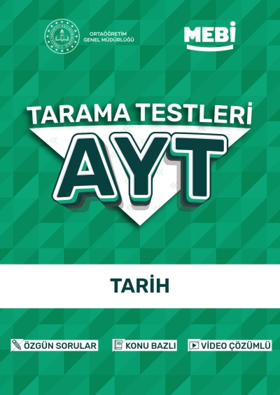 AYT Tarama Testleri Tarih MEBİ OGM Fotokopi GO - Tüm Sınavlarda Daha İleriye