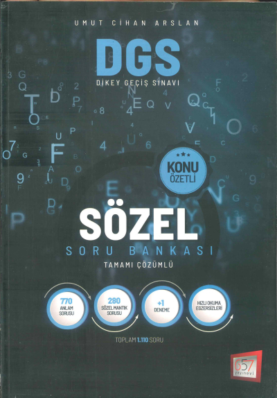 UMUT CİHAN ARSLAN DGS SÖZEL KONU ÖZETLİ SORU BANKASI Fotokopi GO - Tüm Sınavlarda Daha İleriye