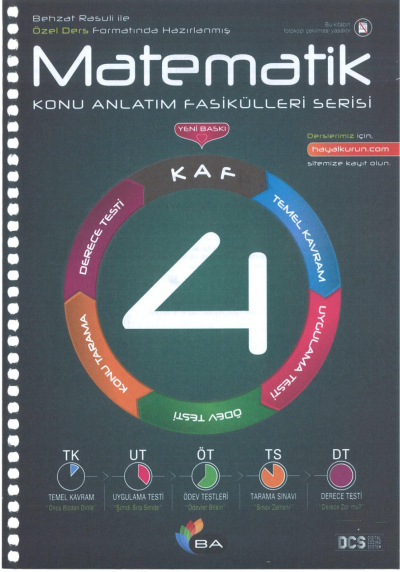 KAF 4 MATEMATİK Fotokopi GO - Tüm Sınavlarda Daha İleriye