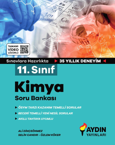 11. Sınıf Kimya Tamamı Video Çözümlü Soru Bankası Aydın Yayınları Fotokopi GO - Tüm Sınavlarda Daha İleriye