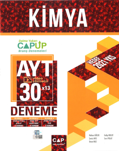 AYT UP DENEME KİMYA (30*13) Fotokopi GO - Tüm Sınavlarda Daha İleriye