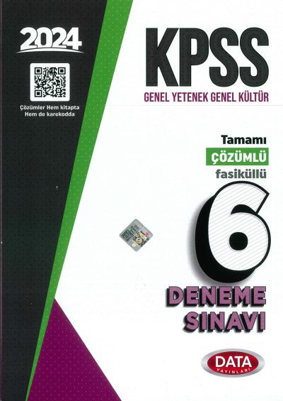 GY-GK TAMAMI ÇÖZÜMLÜ 6 DENEME Fotokopi GO - Tüm Sınavlarda Daha İleriye
