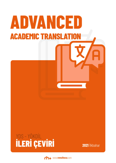 ADVANCED ACADEMIC TRANSLATION Fotokopi GO - Tüm Sınavlarda Daha İleriye