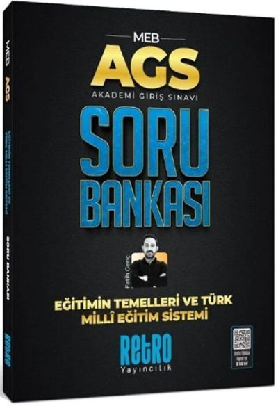 MEB AGS Eğitimin Temelleri ve Türk Milli Eğitim Sistemi Soru Bankası Retro Kitap Fotokopi GO - Tüm Sınavlarda Daha İleriye