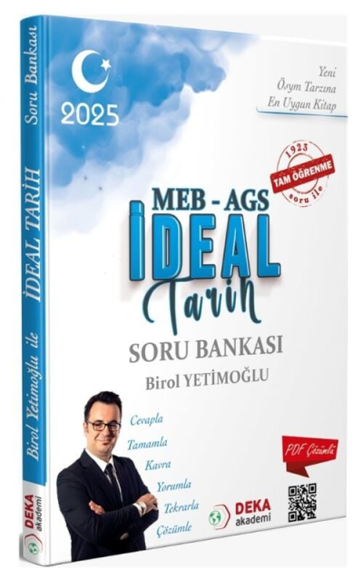 2025 MEB-AGS İdeal Tarih Soru Bankası Çözümlü Deka Akademi Yayınları Fotokopi GO - Tüm Sınavlarda Daha İleriye