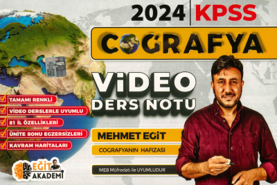 COĞRAFYA VİDEO DERS NOTU MEHMET EĞİT Fotokopi GO - Tüm Sınavlarda Daha İleriye