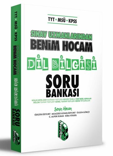 TYT MSÜ KPSS Sınav Uzmanlarından Dil Bilgisi Soru Bankası Benim Hocam Yayınları Fotokopi GO - Tüm Sınavlarda Daha İleriye