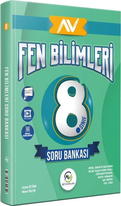 8. Sınıf LGS Fen Bilimleri Soru Bankası Av Yayınları Fotokopi GO - Tüm Sınavlarda Daha İleriye