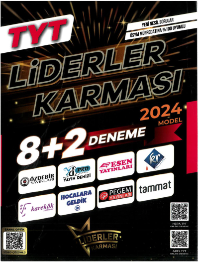 TYT Liderler Karması 8+2 Deneme Fotokopi GO - Tüm Sınavlarda Daha İleriye