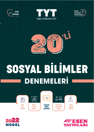 TYT 20'li Sosyal Bilimler Denemeleri Fotokopi GO - Tüm Sınavlarda Daha İleriye