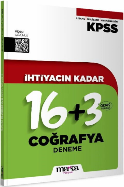 2026 KPSS İhtiyacın Kadar Coğrafya 19 Deneme Marka Yayınları Fotokopi GO - Tüm Sınavlarda Daha İleriye