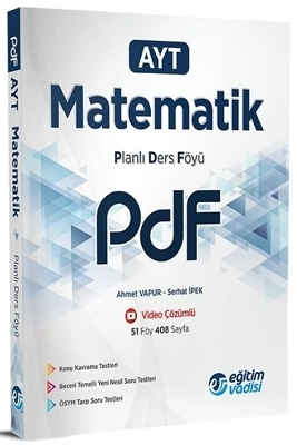 AYT Pdf Matematik Video Anlatım Destekli Eğitim Vadisi Yayınları Fotokopi GO - Tüm Sınavlarda Daha İleriye