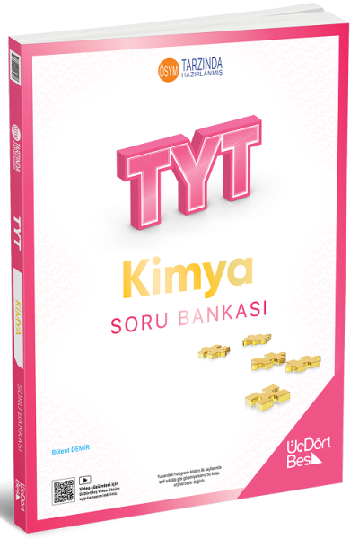 2026 TYT Kimya Soru Bankası Üç Dört Beş Yayınları Fotokopi GO - Tüm Sınavlarda Daha İleriye