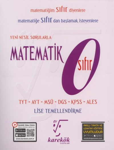Matematik 0 (Sıfır) Fotokopi GO - Tüm Sınavlarda Daha İleriye