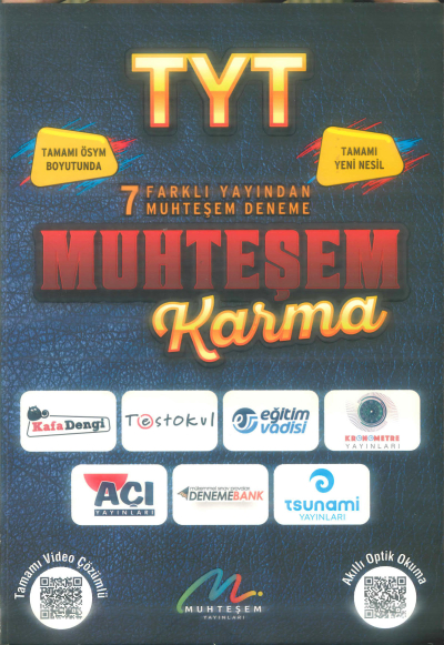 TYT Muhteşem Karma 7 Farklı Yayından 7 Muhteşem Deneme Fotokopi GO - Tüm Sınavlarda Daha İleriye