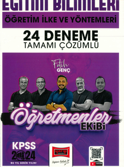 ÖĞRETİM İLKE VE YÖNTEMLERİ 24 DENEME TAMAMI ÇÖZÜMLÜ (ÖĞRETMENLER EKİBİ) Fotokopi GO - Tüm Sınavlarda Daha İleriye