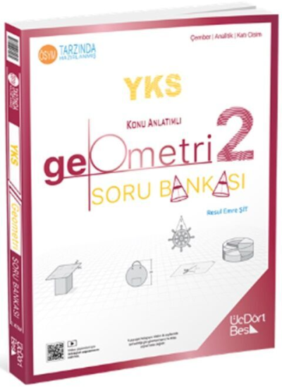 2026 YKS Geometri Konu Anlatımlı Soru Bankası 2. Kitap ÜçDörtBeş Yayınları Fotokopi GO - Tüm Sınavlarda Daha İleriye