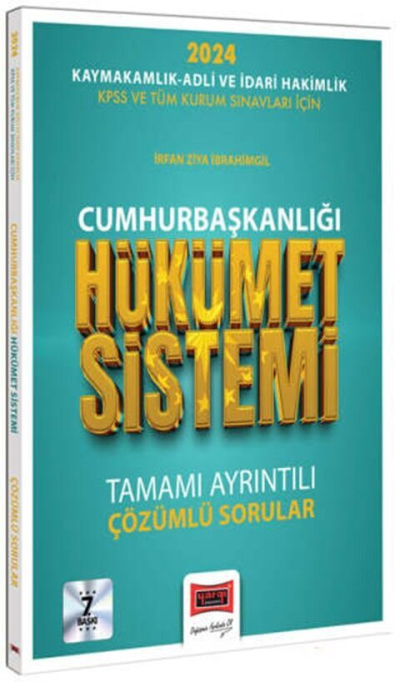 Yargı Yayınları 2024 Cumhurbaşkanlığı Hükümet Sistemi Fotokopi GO - Tüm Sınavlarda Daha İleriye