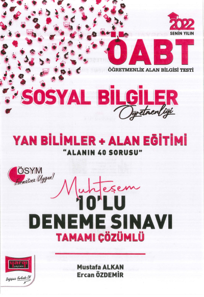 YAN BİLİMLER + ALAN EĞİTİMİ 10 DENEME SINAVI TAMAMI ÇÖZÜMLÜ Fotokopi GO - Tüm Sınavlarda Daha İleriye