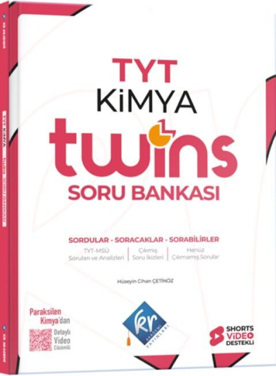 TYT Twins Kimya Soru Bankası KR Akademi Yayınları Fotokopi GO - Tüm Sınavlarda Daha İleriye
