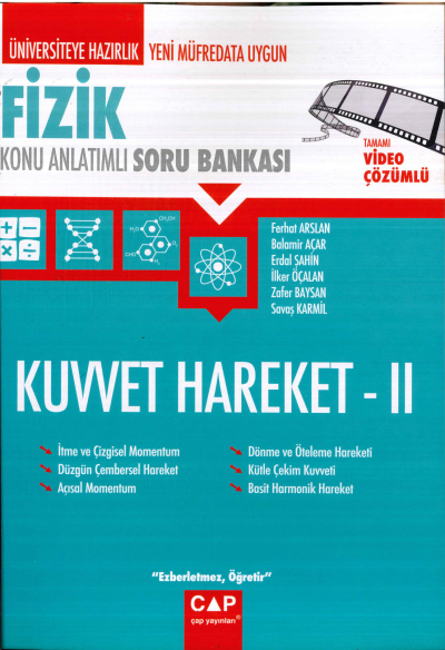 TYT-AYT FİZİK KUVVET HAREKET 2 ANLATIMLI SORU BANKASI Fotokopi GO - Tüm Sınavlarda Daha İleriye