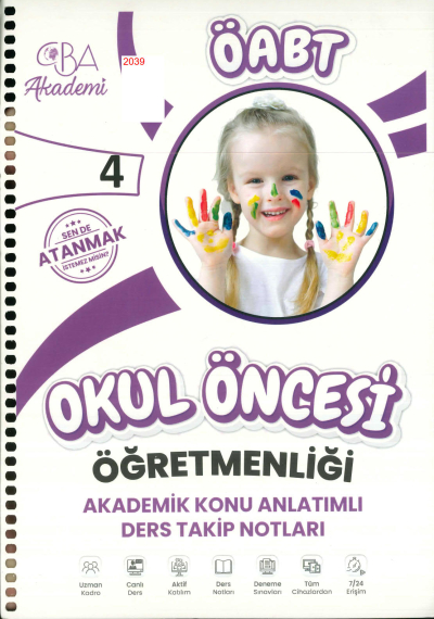 ÖABT OKUL ÖNCESİ ÖĞRETMENLİĞİ AKADEMİK KONU ANLATIMLI DERS TAKİP NOTLARI 4. KİTAP Fotokopi GO - Tüm Sınavlarda Daha İleriye
