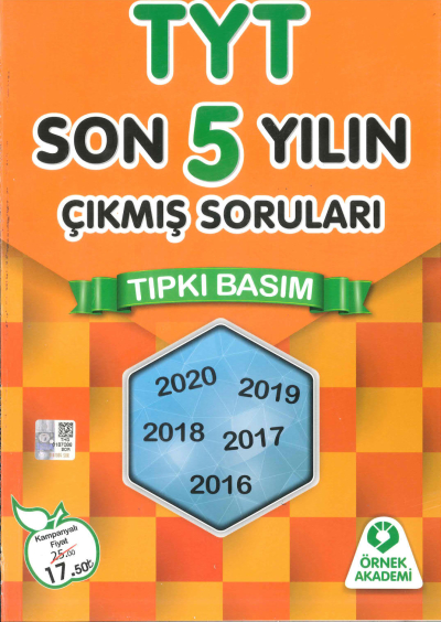 TYT Son 5 Yıl Çıkmış Soruları 2016-2020 Fotokopi GO - Tüm Sınavlarda Daha İleriye