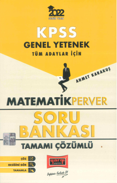 MATEMATİK PERVER TAMAMI ÇÖZÜMLÜ SORU BANKASI Fotokopi GO - Tüm Sınavlarda Daha İleriye