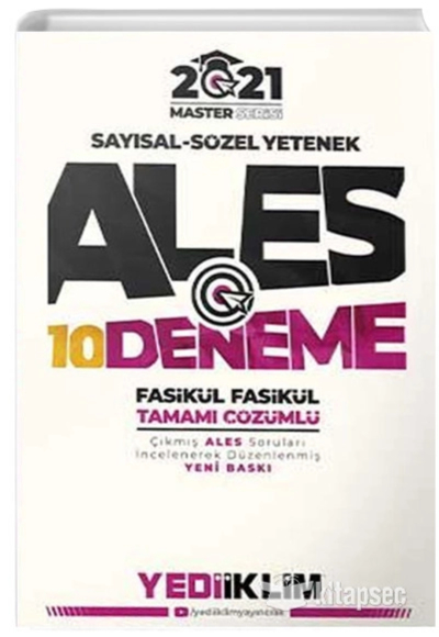 MASTER ALES 10!LU DENEME SAYISAL SÖZEL YETENEK Fotokopi GO - Tüm Sınavlarda Daha İleriye