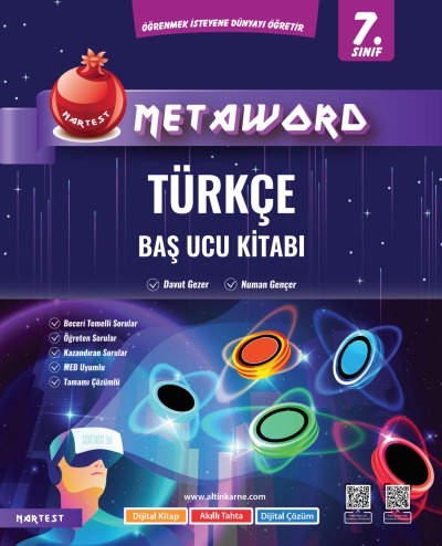7. Sınıf Metaword Türkçe Nartest Yayınları Fotokopi GO - Tüm Sınavlarda Daha İleriye