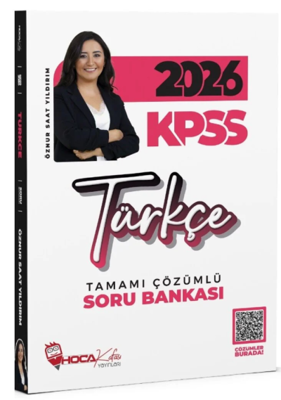 2026 KPSS Türkçe Soru Bankası Çözümlü - Öznur Saat Yıldırım Hoca Kafası Yayınları Fotokopi GO - Tüm Sınavlarda Daha İleriye